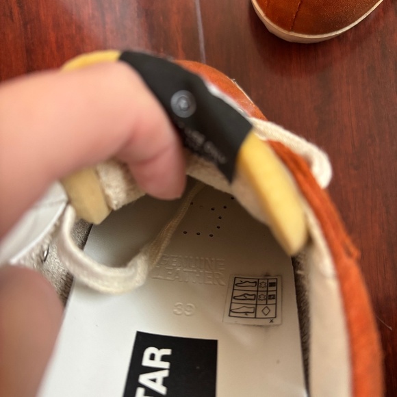 Golden Goose Burnt Orange Suede Superstar Sneakers - size 39 - Picture 6 of 7